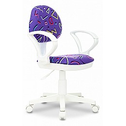 Кресло детское компьютерное KD-3/WH/ARM/STICK-VI