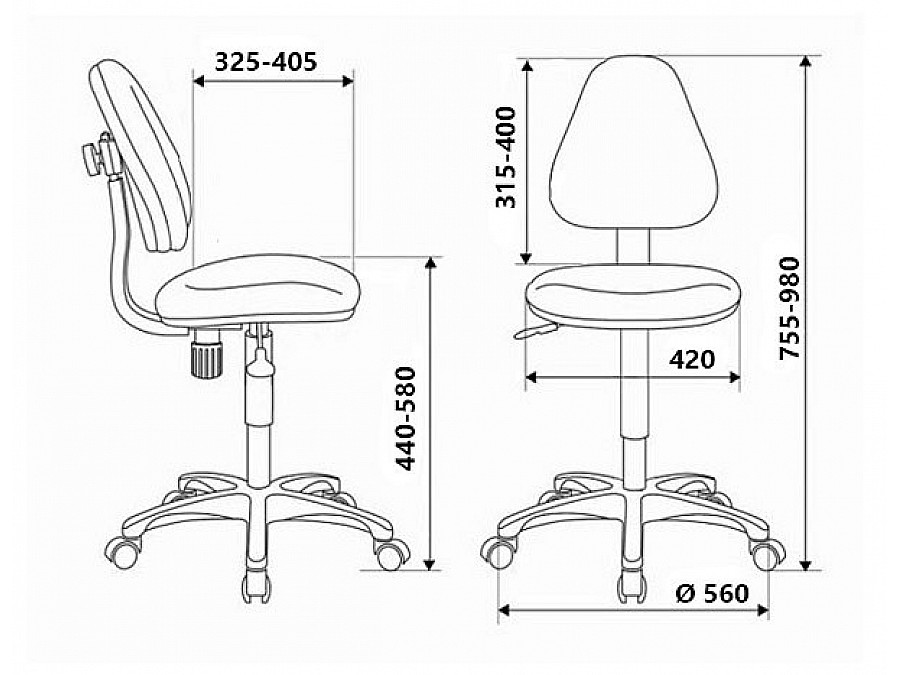 Стул детский компьютерный KD-4