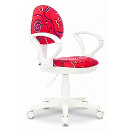 Кресло детское компьютерное KD-3/WH/ARM/STICK-PK