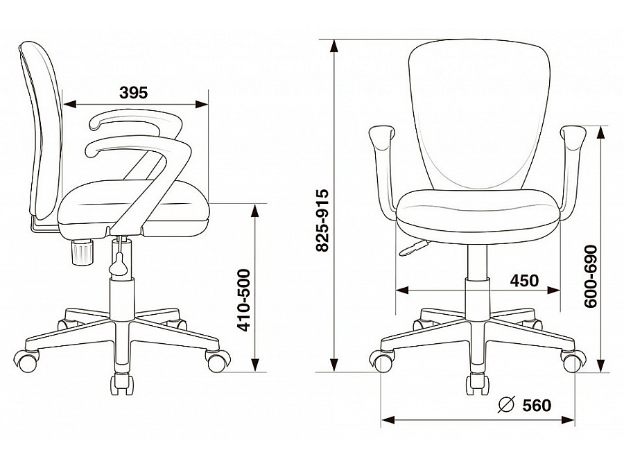 Кресло детское компьютерное KD-W10AXSN