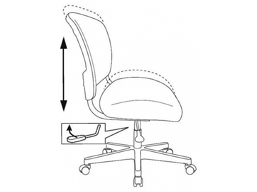 Стул детский компьютерный CH-W296NX/GF-LT
