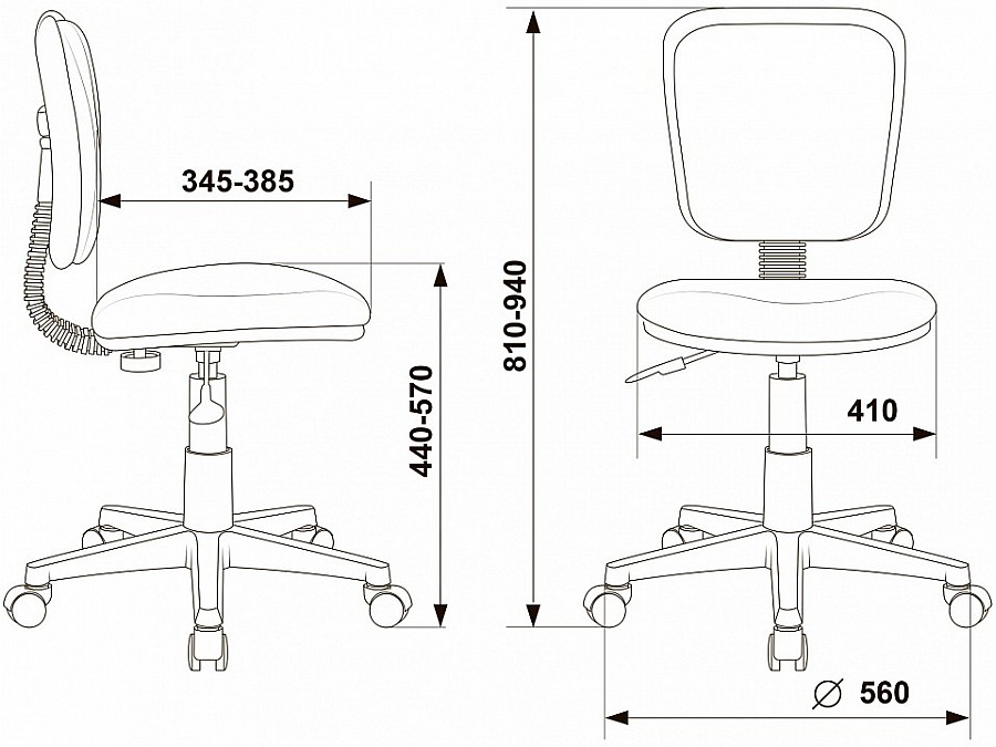 Стул детский компьютерный CH-W204NX
