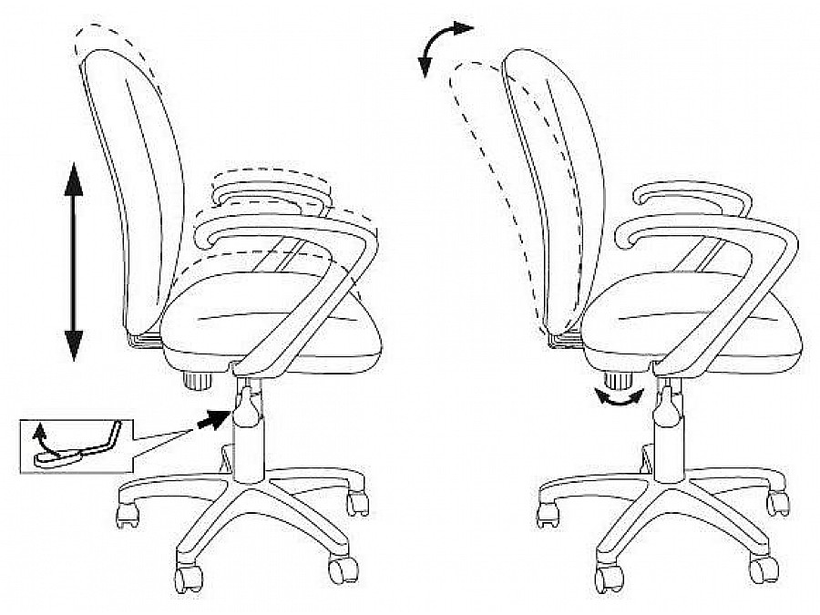 Кресло детское компьютерное KD-W10AXSN