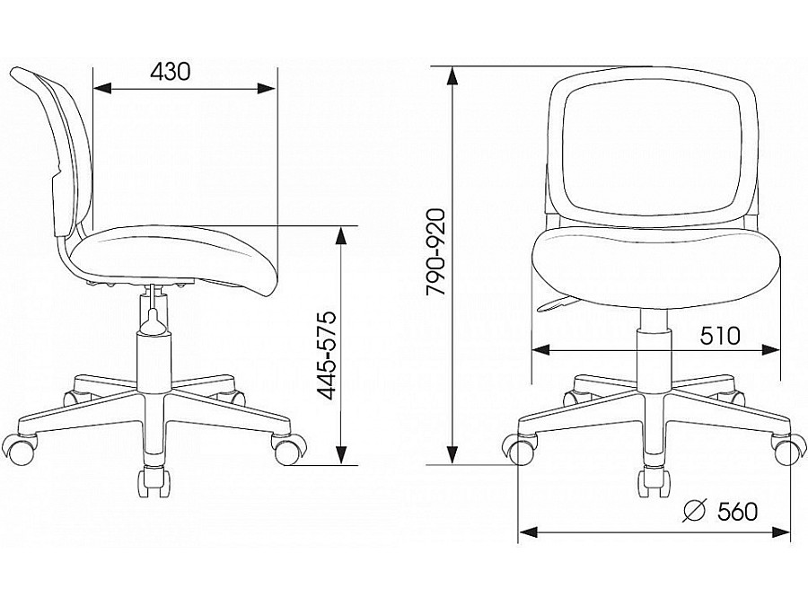 Кресло детское компьютерное CH-W296NX