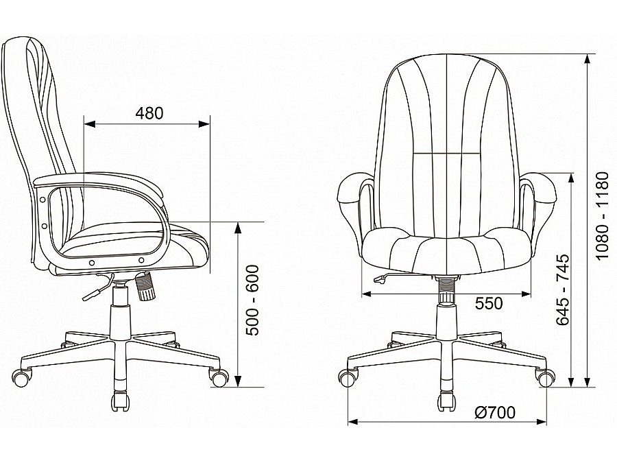 Кресло компьютерное T-898AXSN