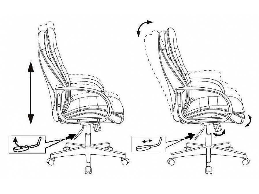 Кресло для руководителя T-9950PL