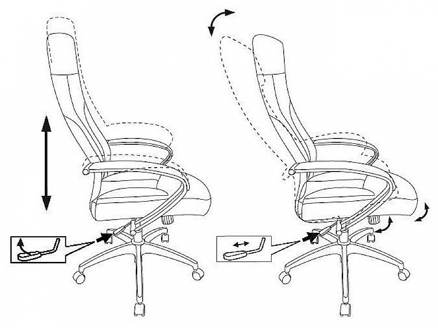 Кресло компьютерное CH-608Fabric