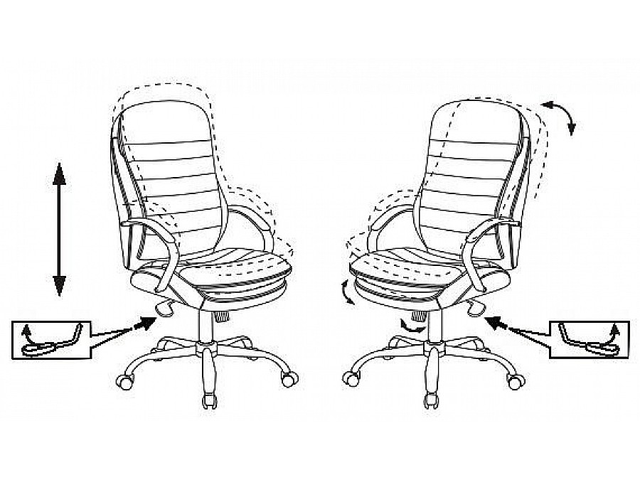 Кресло для руководителя T-9950/Black