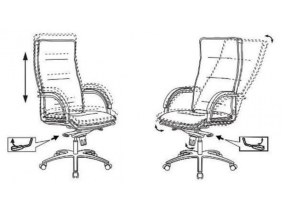 Кресло для руководителя T-9927SL/CHOKOLATE