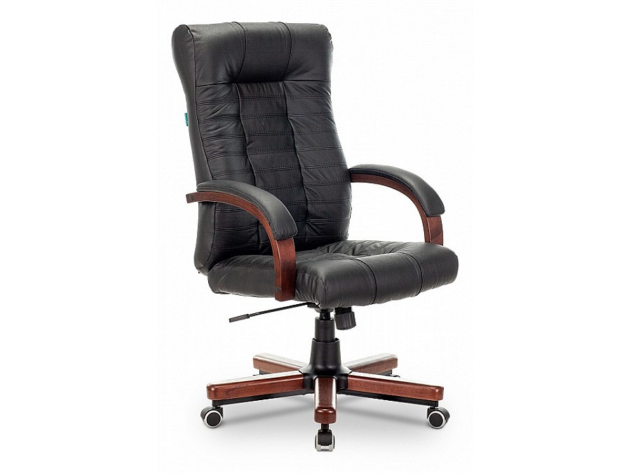 Кресло для руководителя KB-10WALNUT/B/LEATH