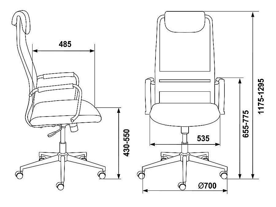 Кресло компьютерное KB-9N