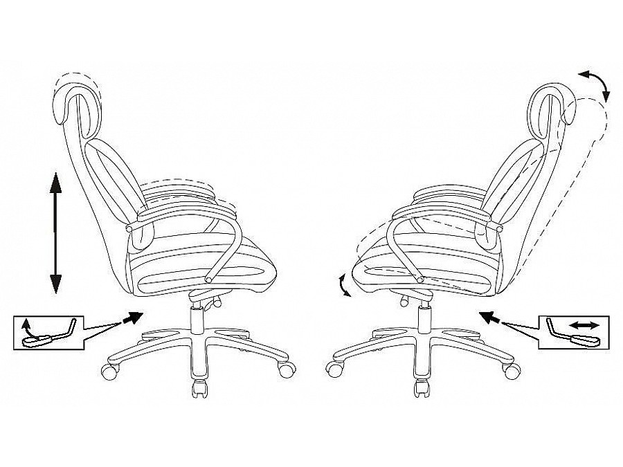 Кресло для руководителя T-9904NSL