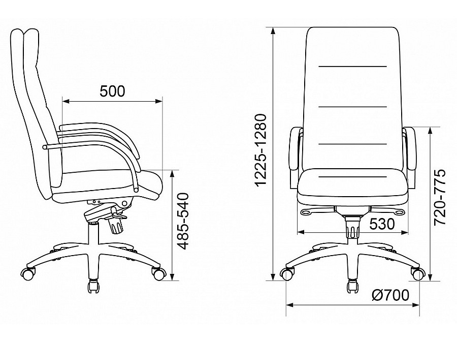 Кресло для руководителя T-9927SL/CHOKOLATE