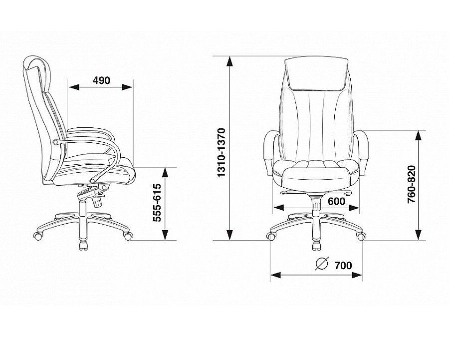 Кресло для руководителя T-9922SL