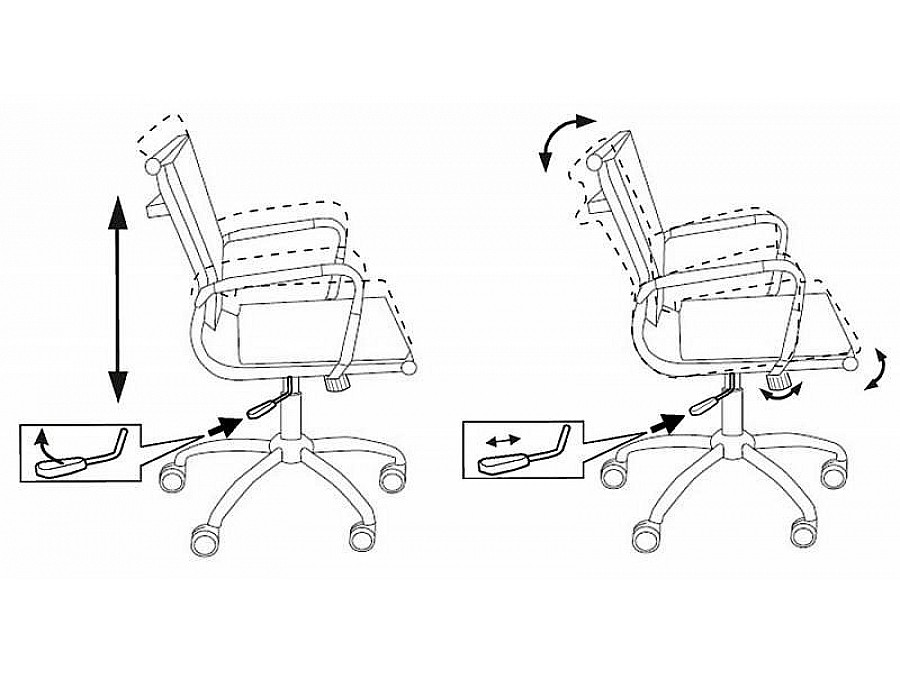 Кресло компьютерное Бюрократ CH-993-Low/M01