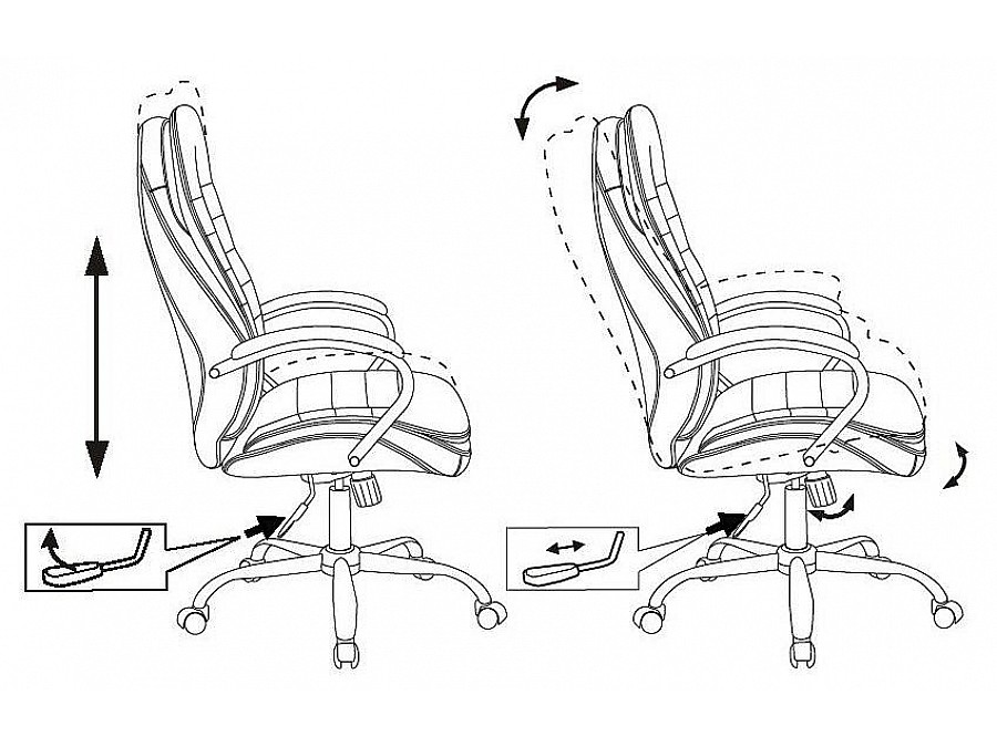 Кресло для руководителя T-9950SL