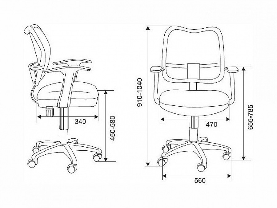 Кресло компьютерное Бюрократ CH-797AXSN черное