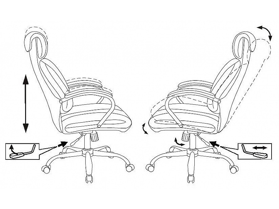 Кресло для руководителя Бюрократ T-9904NSL