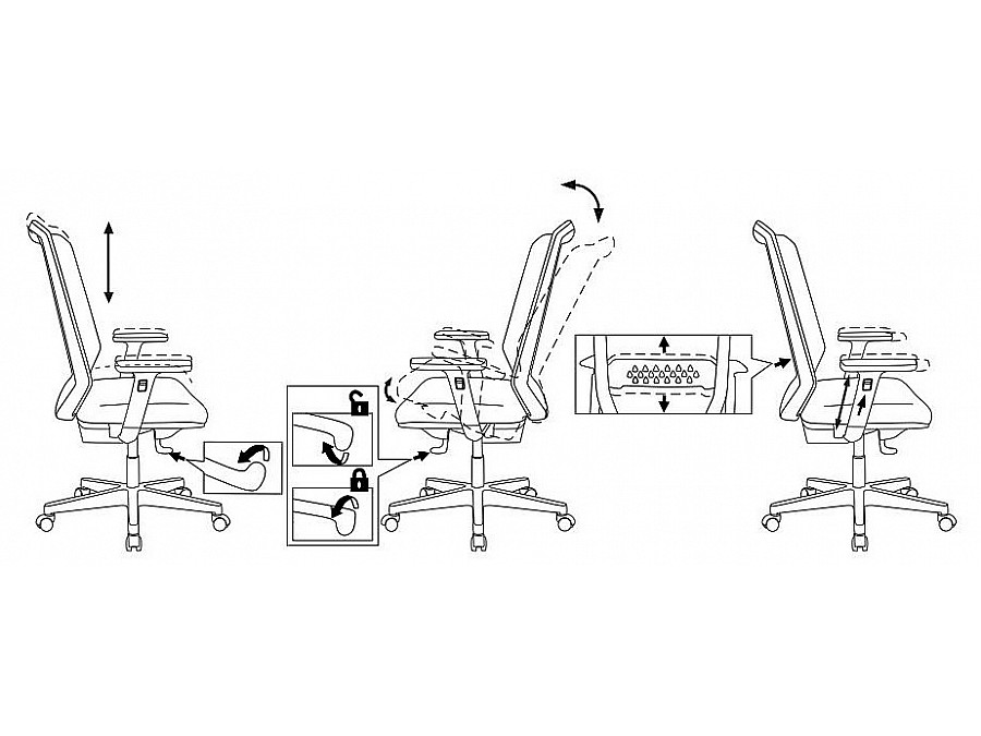 Кресло компьютерное Бюрократ MC-W611N