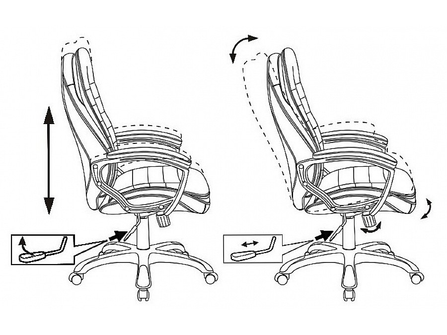 Кресло для руководителя Бюрократ T-9950LT