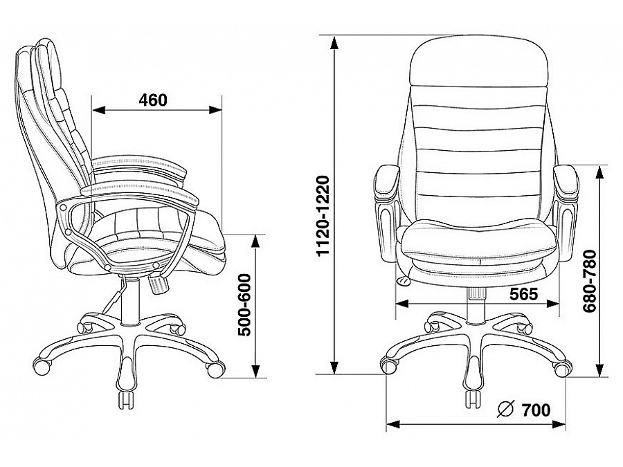 Кресло для руководителя Бюрократ T-9950LT