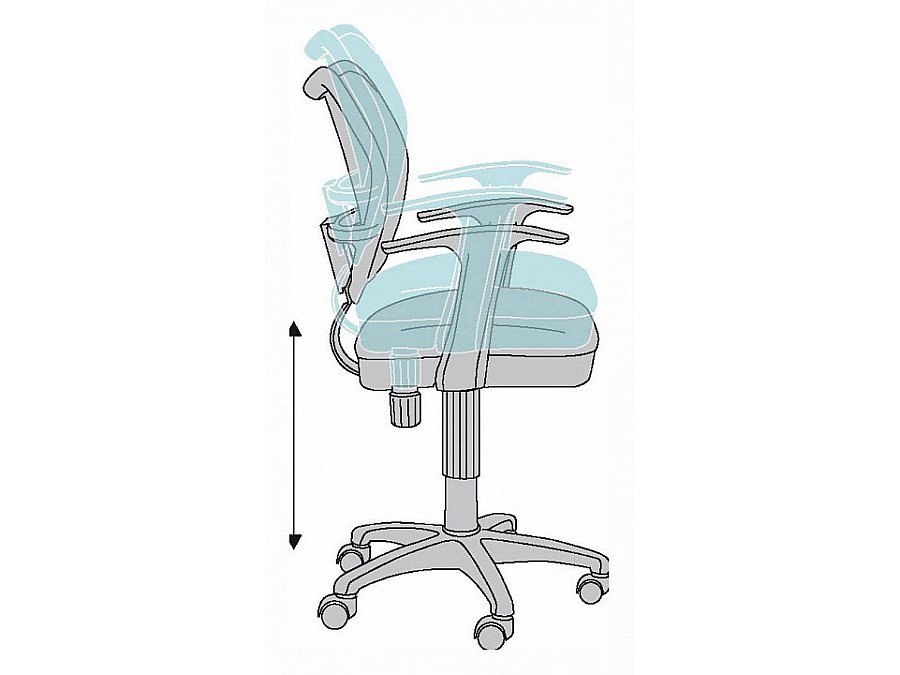 Кресло компьютерное Бюрократ CH-797AXSN синее