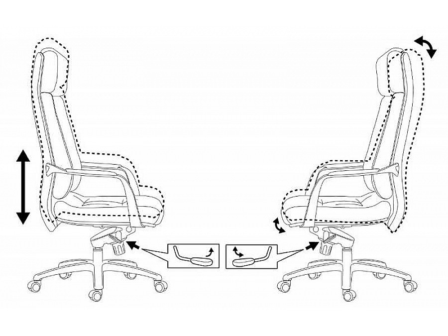 Кресло для руководителя _DAO/BROWN