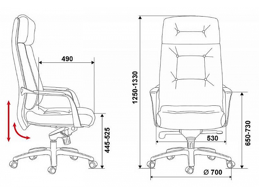 Кресло для руководителя _DAO/BROWN