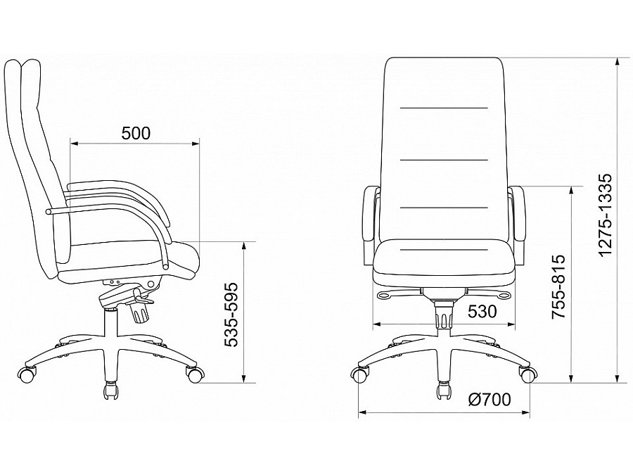 Кресло для руководителя T-9927SL/Ivory