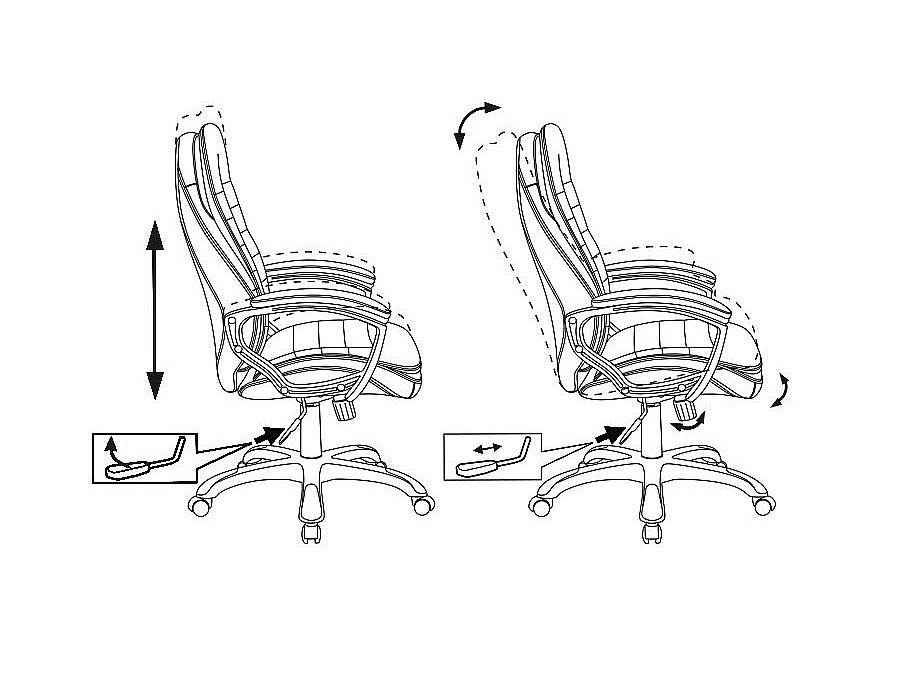 Кресло для руководителя Бюрократ T-9950LT/BLACK