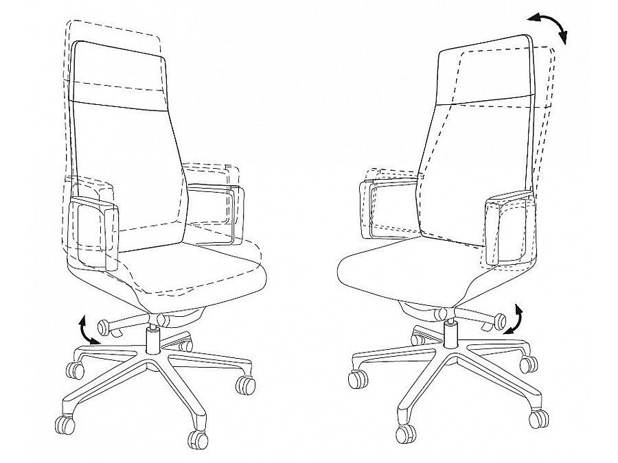 Кресло для руководителя _JONS/BLACK