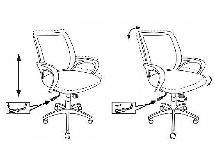 Кресло компьютерное CH-695N/SL/DG/TW-11