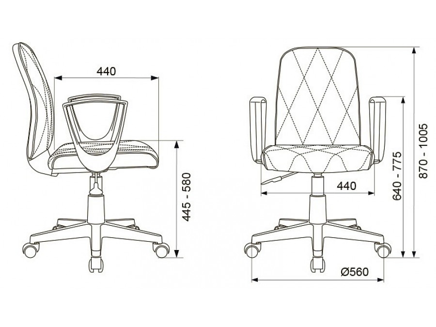 Кресло компьютерное CH-W327/OR-10