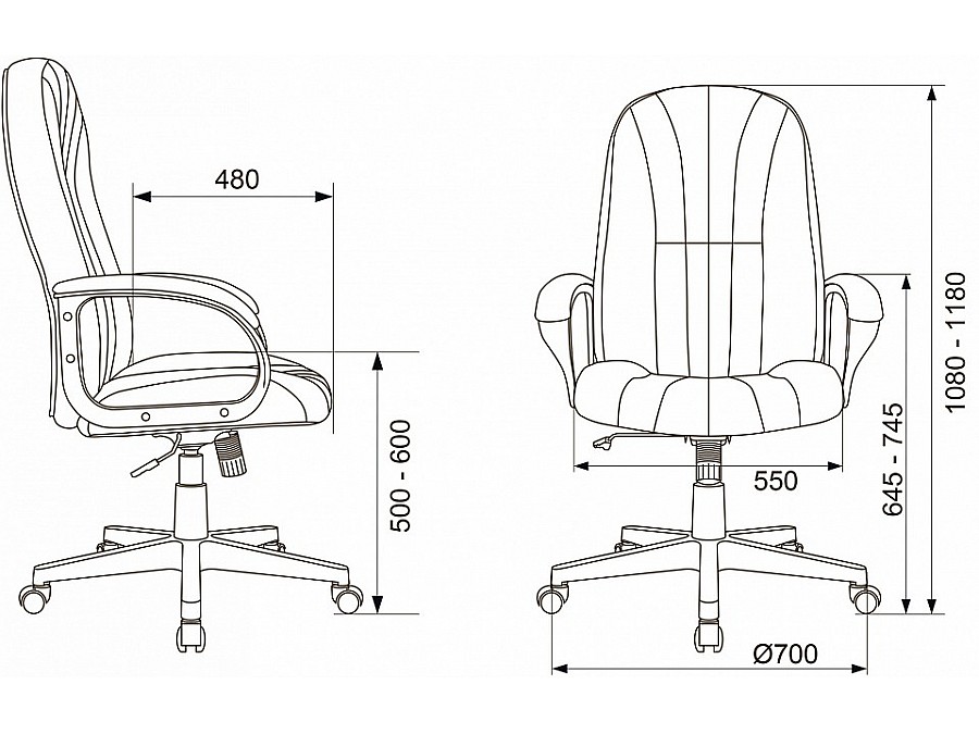Кресло компьютерное T-898AXSN
