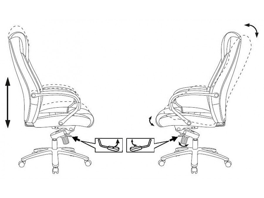 Кресло для руководителя Бюрократ T-9924SL