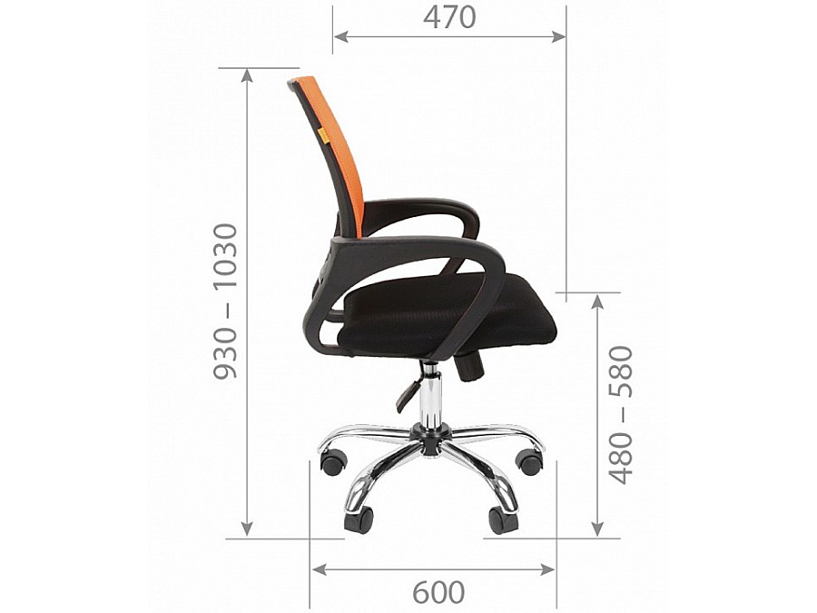 Кресло компьютерное Chairman 696