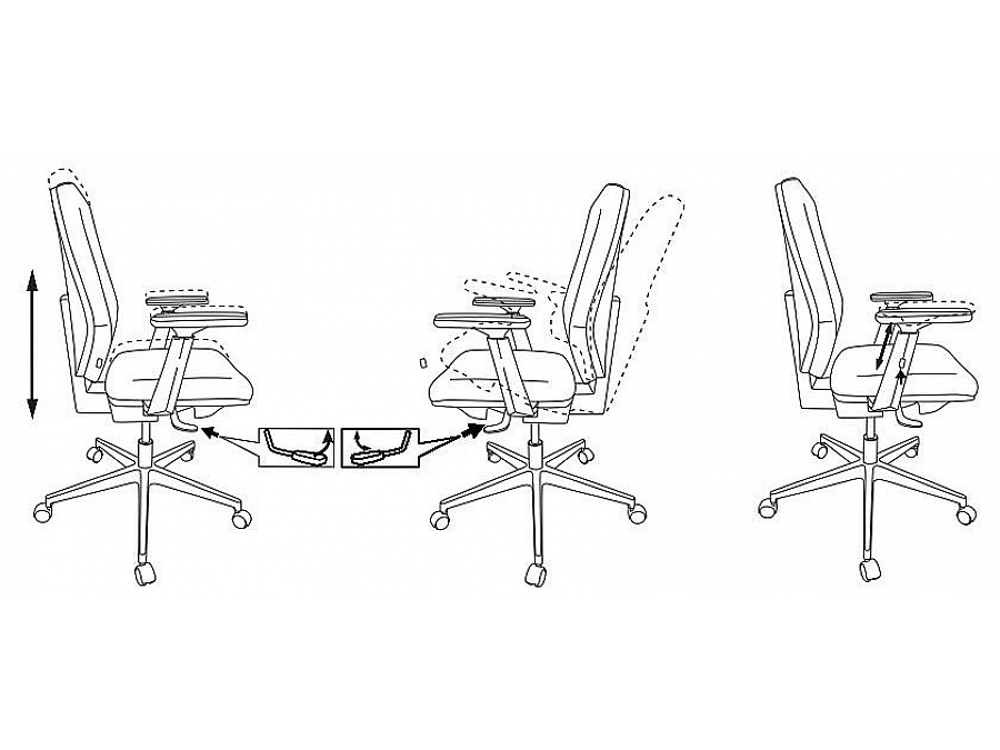 Кресло компьютерное Бюрократ CH-545SL