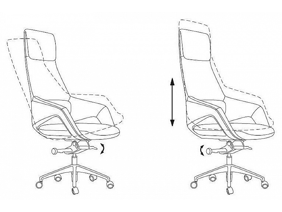 Кресло для руководителя DAO-2
