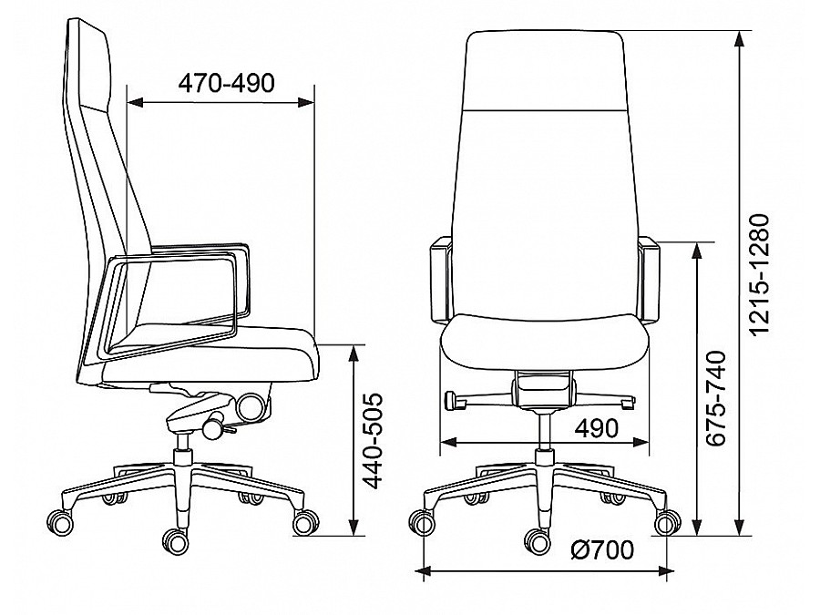 Кресло для руководителя _JONS/CASHGREY