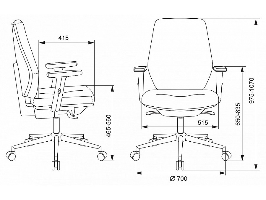 Кресло компьютерное CH-545SL