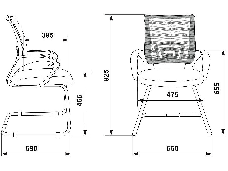 Кресло CH-695N-AV/OR/TW-11