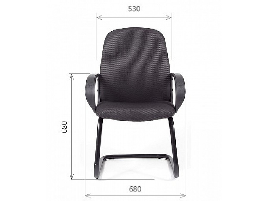 Кресло Chairman 279V черный/черный