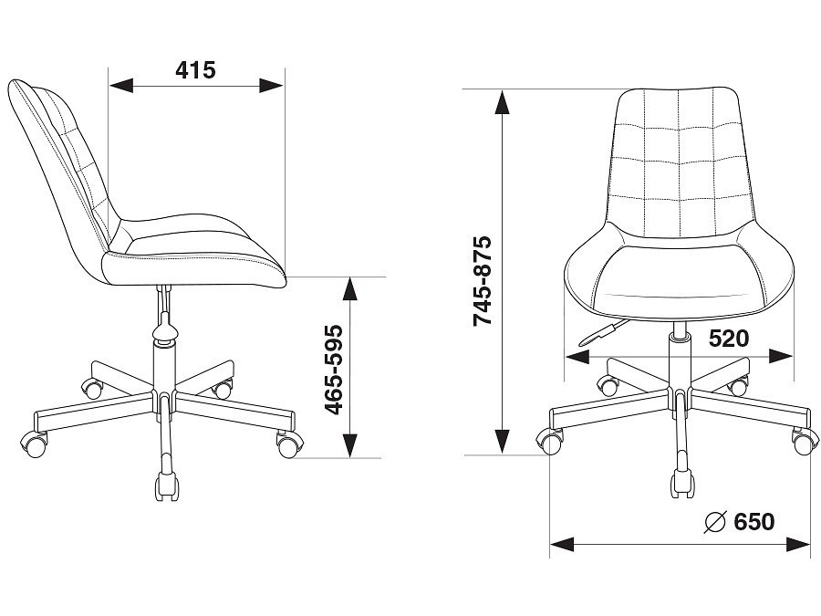 Стул компьютерный CH-350M/BLACK