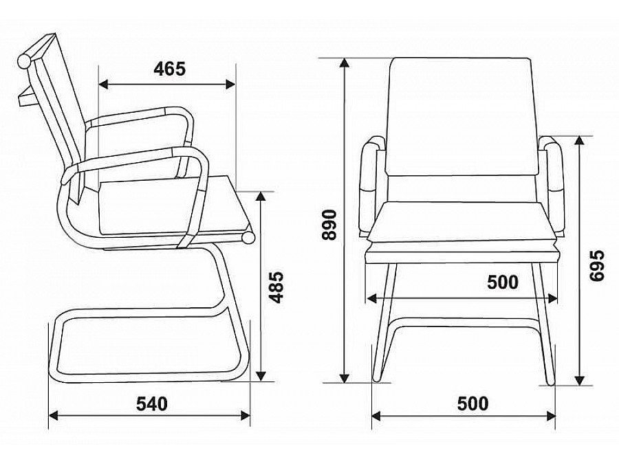 Стул Бюрократ CH-993-LOW-V/M01