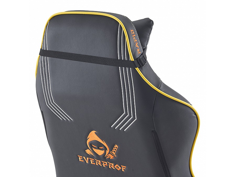 Стул для геймера Everprof Rapid Экокожа Желтый