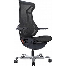 Эргономичное кресло Atom Black Сетка Черный