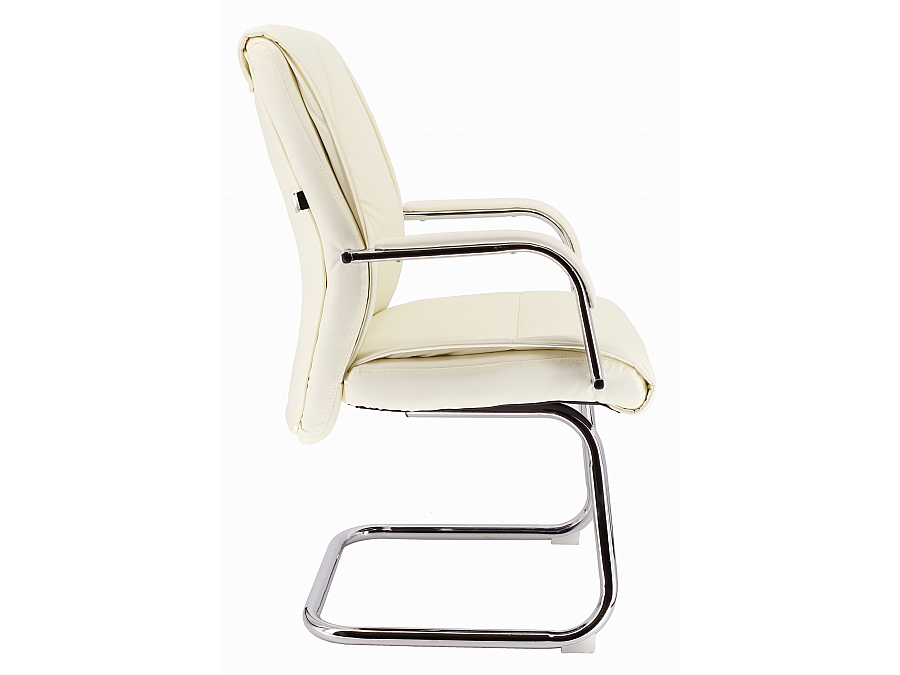 Кресло для посетителей Everprof Kent CF Экокожа Кремовый