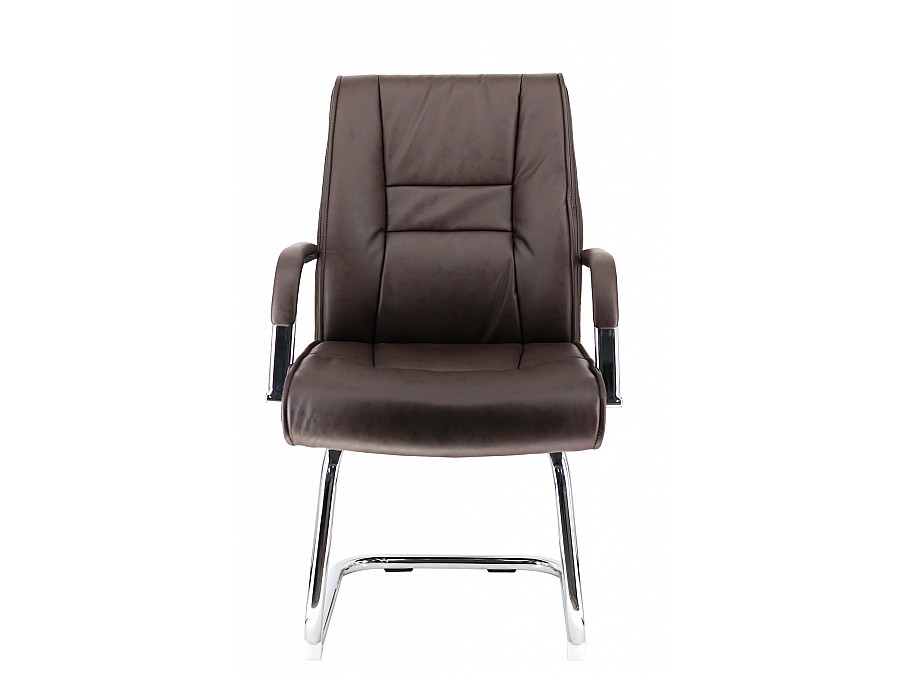 Кресло компьютерное Everprof Kent CF Экокожа Коричневый