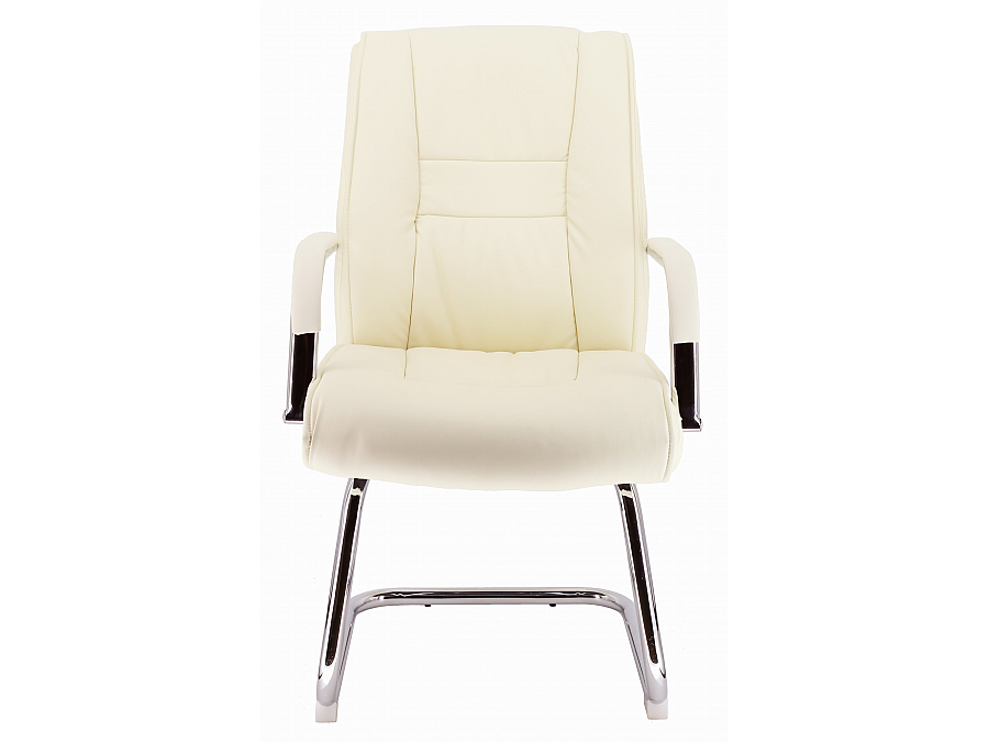 Кресло для посетителей Everprof Kent CF Экокожа Кремовый