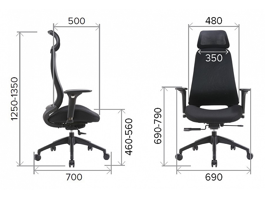 Эргономичное кресло Everprof Ant Grey Ткань Серый